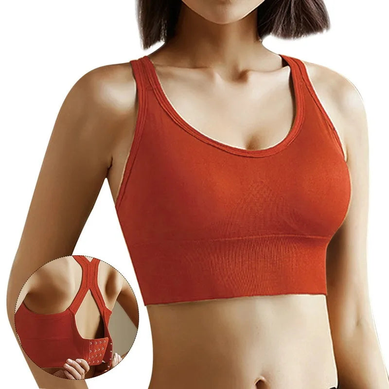 Tank Top Women Gym Women Corset Sports Bra Push up Crop Top Fitness Bra Hollow Breathable Sexy Running Athletic Sportswear