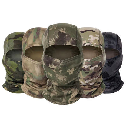 Camouflage Balaclava Hat Cycling Full Face Mask Outdoor Sports Hunting Hiking Ski Mask Motorcycle Helmet Inner Cap